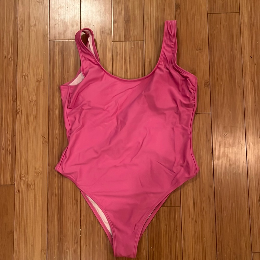 Pink Cupshe one piece swimsuit